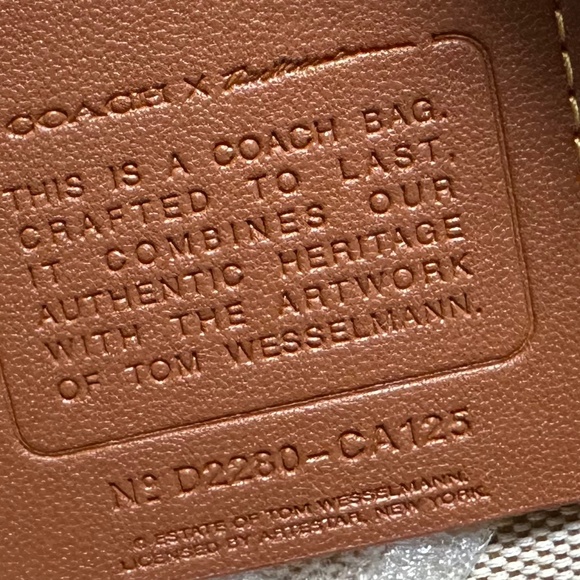 Coach Rogue 25 ❤️sale❤️with Tom Wesselmann lip motif - Picture 10 of 11